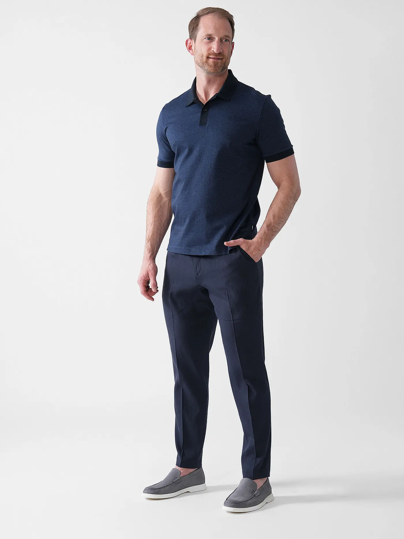 BOSS | Poloshirt H-PARLAY | dunkelblau